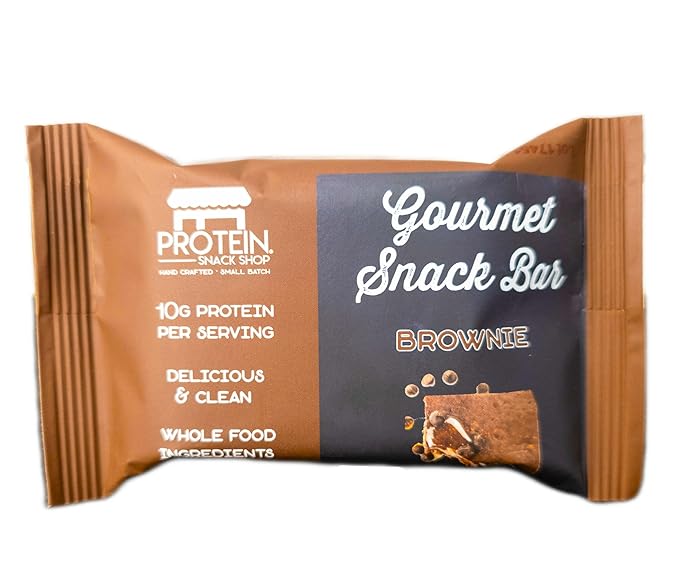 Gourmet Protein Brownie &amp Blondie Bars | High Protein Gluten-Free Honey-Sweetened No Seed Oils or Preservatives – Protein Snack Shop (8 Variety)