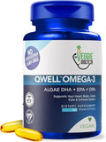 Vegan Omega 3 Supplement – Algae Omega 3 with DHA EPA DPA – Vegan Capsules from Algal – Fish Oil Alternative – Plant-Based Algae Oil Formula – Non-GMO Carrageenan-Free (120 Capsules 2 Month Supply)