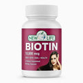 New Life Biotin 10000mg Hair Support 60 Veg Capsules 60 Capsules
