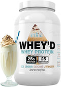 Sweat Ethic Whey'd Protein Powder 25 G Whey Protein Blend with Concentrate (30 Ounce Ice Cream Cookie Sandwich)