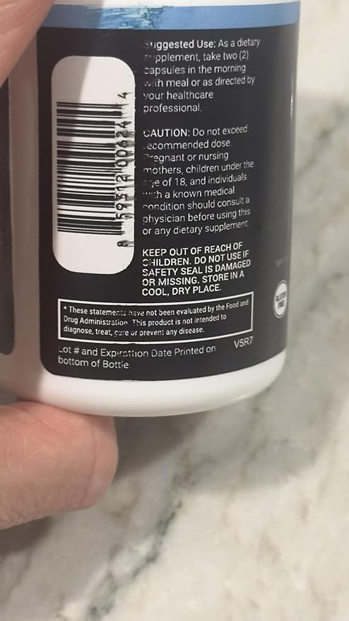 Stellar Labs Men's Low FODMAP Vegan Daily Multivitamin No Iron | Easy On Sensitive Stomachs Easy to Swallow Vitamins | Immune Support Antioxidant Energy Blend Male Support | IBS Friendly Capsules