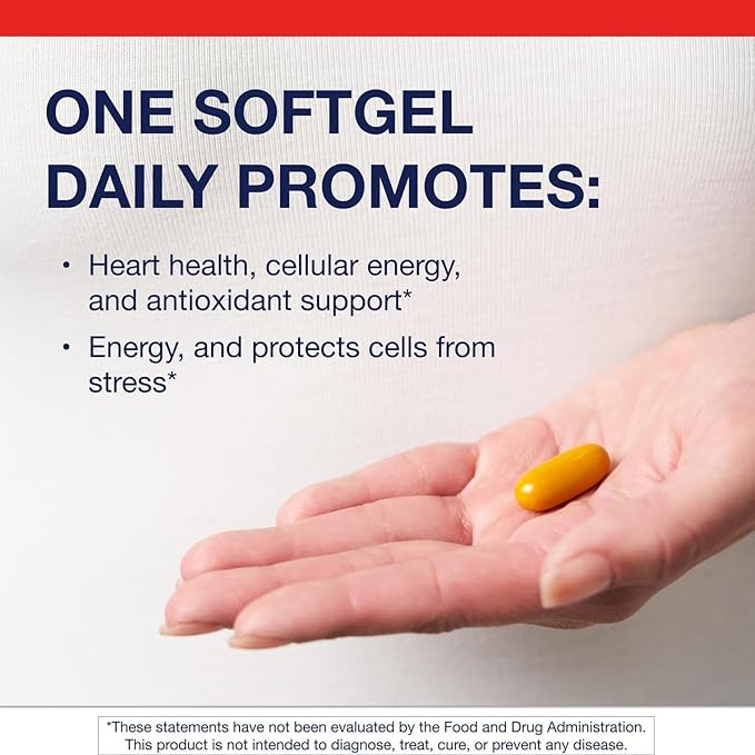 Metagenics CoQ10 ST-200 Supplement - High Absorption 200 mg Ubiquinone - Supports Heart Energy &amp Antioxidant Health* - Non-GMO Gluten-Free Soy-Free - GMP Certified Facility - 60 Softgels