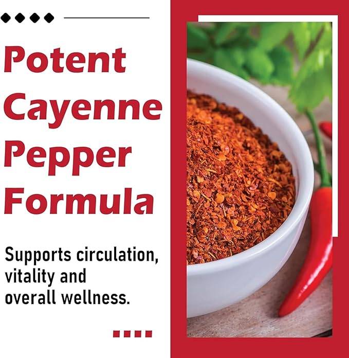 Aurivita Capsaicin Power - Cayenne Pepper Softgels with Vitamin D3+K2 Beetroot &amp Grape Seed Extract Supports Digestive Health 240 Softgels
