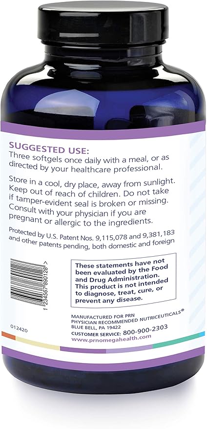 Eye Omega Advantage (Eo3) Supplement - 270 Softgels 90-Day Supply - Re-Esterfied Omega 3 Triglyceride Form Eye Vitamins with 920mg EPA 920mg DHA Lutein &amp Zeaxanthin for Macula Retina Support