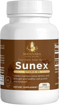 Sunex Vitamin D3 2000 IU | Supports Bone Health &amp Immunity | 100 Count