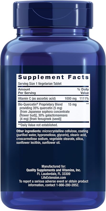 Life Extension Super Omega-3 Fish Oil Sesame &amp Olive Extract with Vitamin C &amp Bio-Quercetin Phytosome - 240 Softgels &amp 250 Tablets