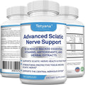 Advanced Sciatic Nerve Support Relief: Alpha Lipoic Acid Vitamin Benfotiamine - 12 in 1 Sciatica Supplements - 120 Capsules- 30-60 Supply- Made in USA