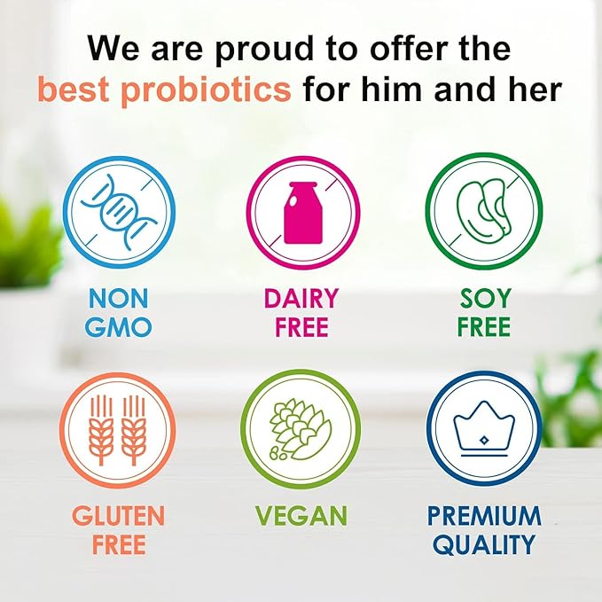 Probiotics 120 Billion CFUs 18 Strains 3 Prebiotics &amp Digestive Enzymes for Men WomenDigestive &amp Immune SupportShelf Stable Non-GMO 120 Capsules