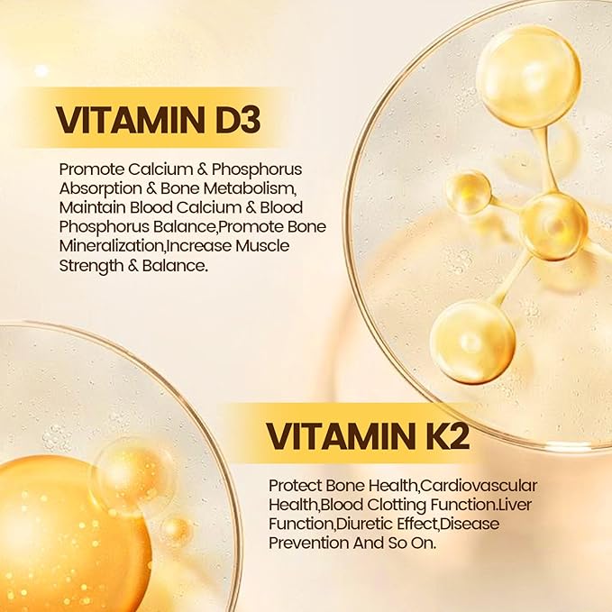 VivoNu Beef Organ Supplement 11000mg per Serving 100 Day Supply + D3 K2 10000 IU with MK7-300 Virgin Coconut Oil Softgels