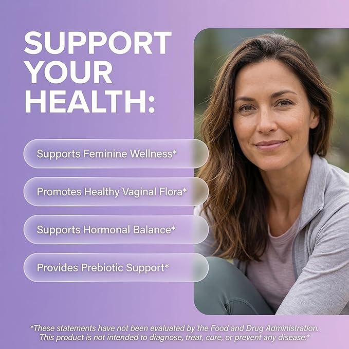 Liquid Probiotics for Women Drops with Chasteberry Black Cohosh Prebiotics Digestive Enzymes Evening Primrose Oil Wild Yam Cranberry Dmannose and Iron Vitamin D3 K2 Clean Nutra Bella Biotics