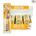 BochaSweet Keto Protein Bar Vanilla Almond Crunch BochaBar 20g Grass Fed Collagen Low Carb Keto-Friendly Gluten Free 12 Count