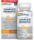 SOLARAY Mycrobiome Complete Probiotic Adult 50 Plus - Pre and Probiotics for Women and Men Plus Postbiotic - 50 Billion CFU 28 Strains - Vegan - 30 Servings 30 VegCaps