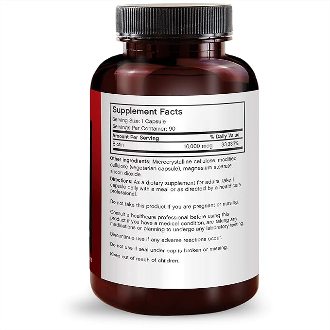 Futurebiotics Biotin 10000 mcg 90 Vegetarian Capsules