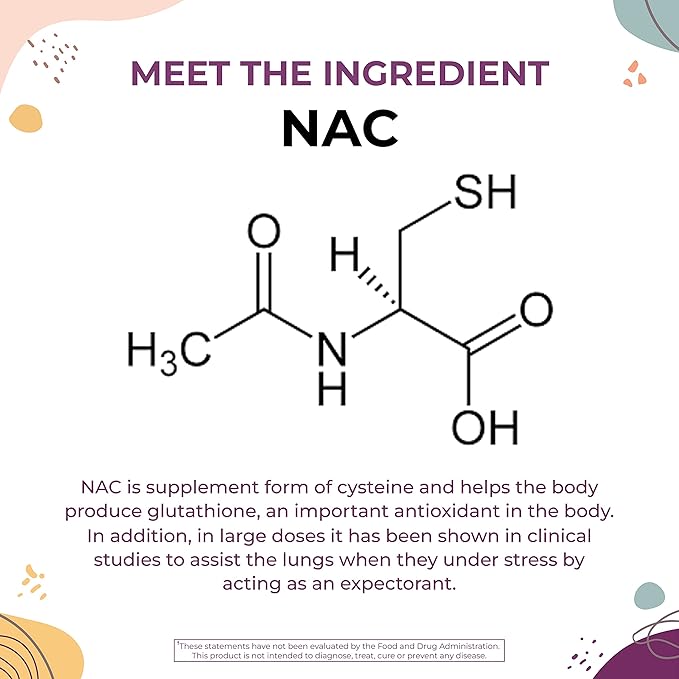 Body Kitchen Mega NAC (N-Acetyl Cysteine) 600 mg with Quercetin Supports Respiratory Health and Immune Function and Promotes Liver and Kidney Detox Veggie Caps (Pack of 3)