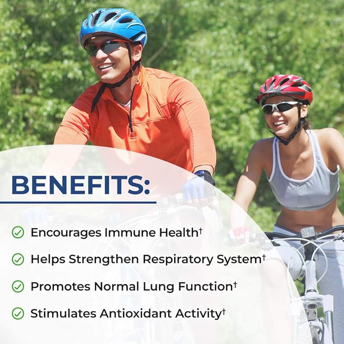 BioSchwartz Respiratory &amp Immune Lung Support Supplement with Quercetin (1 Month Supply) Plus 17 in 1 Immune Support Supplement with Antioxidants (1 Month Supply)