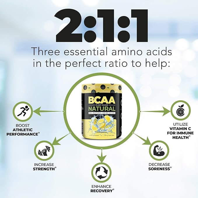 Nutrology TRIPACT Protein Powder 7-in-1 Meal Replacement Shake Creamy Chocolate Flavor (20 Servings) BCAA Natural Plant Based BCAA Powder Lemonade Flavor (30 Servings)