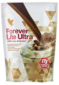 Forever Living - Lite Ultra Chocolate Protein Shake Mix with Aminotein Low Carb Drink for Lean Muscle Mass 13.2 oz