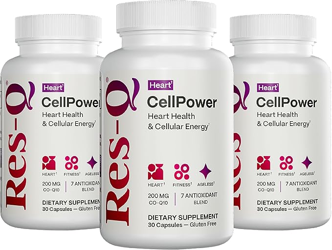 Res-Q CellPower CoQ10 with Additional Antioxidants 30 capsules 3-Pack