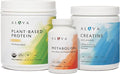 Alaya Plant-Based Protein Powder (Vanilla) Micronized Creatine Powder &amp Metabolism Plus Strength Recovery &amp Daily Energy – Fitness Bundle