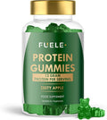 Whey Protein Gummies - Zesty Apple Flavour 12g Protein per Serving - Protein Powder Alternative Vegetarian Convenient Whey Protein Supplement (60 Zesty Apple)