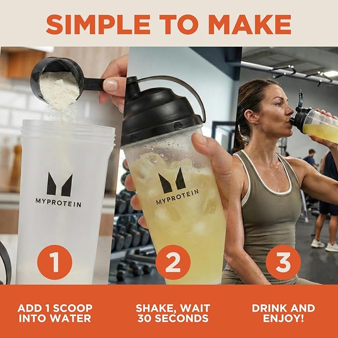 Myprotein Clear Whey Isolate Protein Powder 1.1 Lb (20 Servings) Peach Mango 20g Protein per Serving Naturally Flavored Drink Mix Daily Protein Intake for Superior Performance