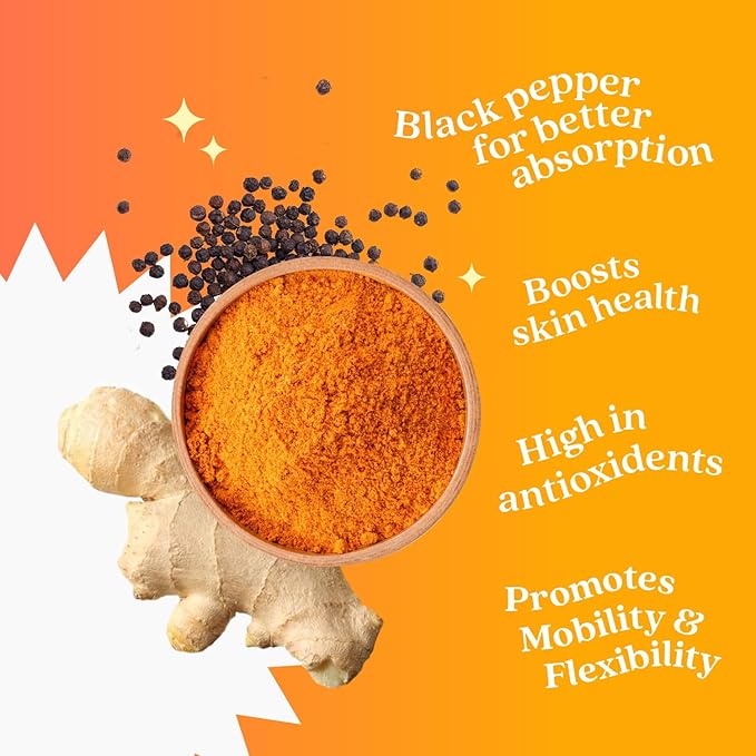 BeLive Biotin and Turmeric Gummies Supports Hair Growth Healthy Skin &amp Nails Immune Support and Mobility Support