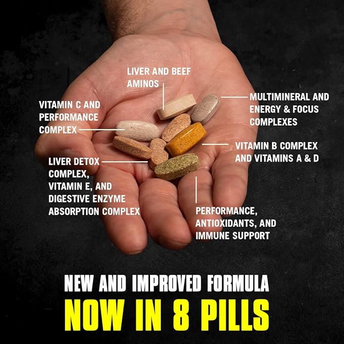 Animal Pak - Convenient All-in-One Vitamin &amp Supplement Pack &amp Flex –Complete Joint Support Supplement – Contains Turmeric Root Curcumin – Helps Repair &amp Restore Joints – 44 Packs