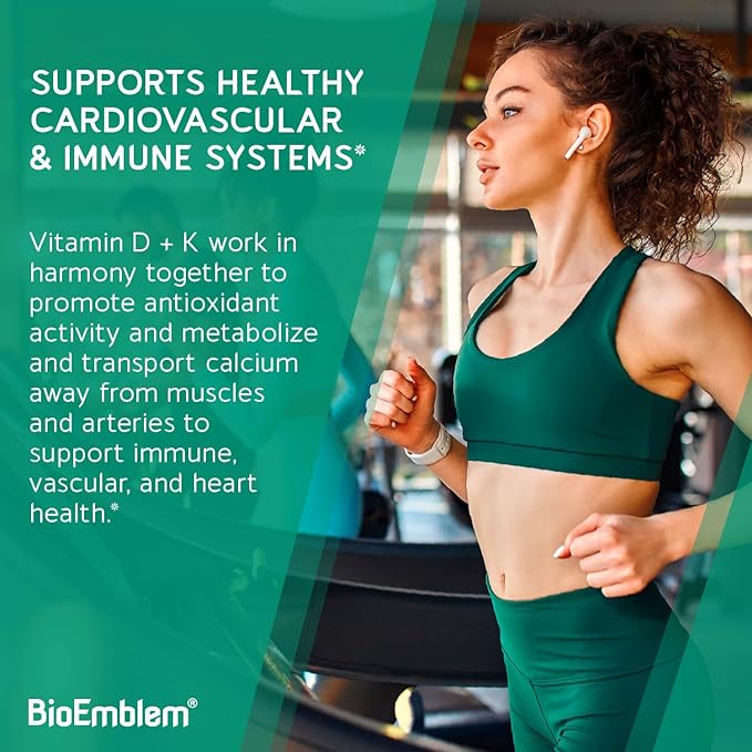 BioEmblem Magnesium Glycinate with Zinc and Vitamin D3 K2