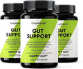 Gut Support Capsules - 15-Day Digestive Support with Psyllium Husk &amp Senna Leaf - Aids Bowel Function &amp Gut Wellness - 60 Active Capsules (3PCS)