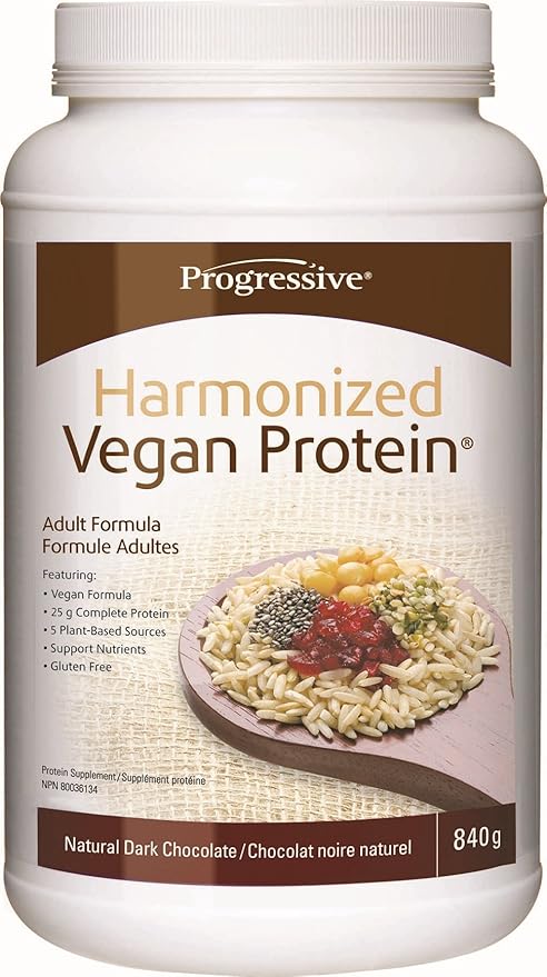 Progressive Harmonized Vegan Protein Natural Dark Chocolate 840 g Y
