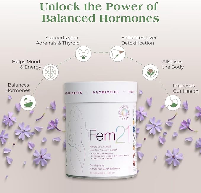 Nutritional Supplement for Women Herbal Blend with 21 Superfoods for Women’s Wellness and Vitality with Prebiotics Probiotics and Antioxidants 1-Month Supply 300 g