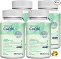 CoQ10 600mg Softgels | High Absorption CoQ10 Ubiquinol Supplement | Reduced Form Enhanced with Vitamin E &amp Omega 3 6 9 | Antioxidant Powerhouse Good for Health| 240 Softgels