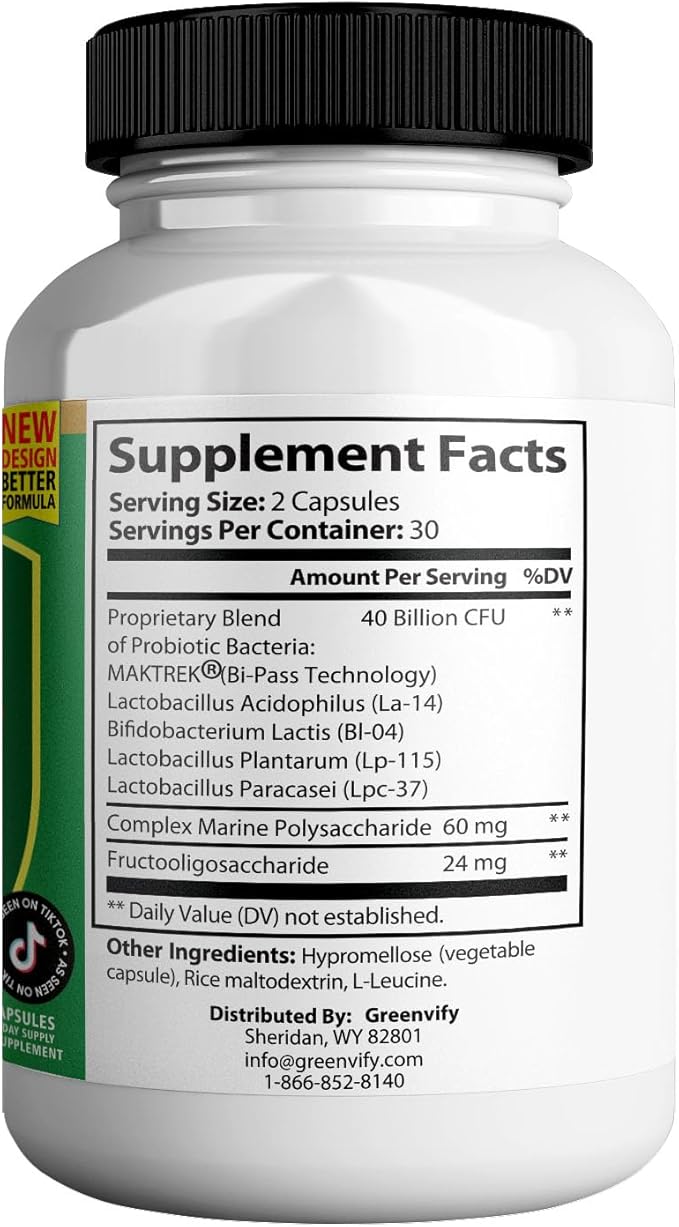 Dentatix Max Pro for Gums and Teeth Health &amp Fresh Breath - 40 Billion CFU Advanced Oral Probiotics for Mouth Bad Breath Capsule Supplement (8)