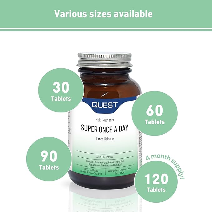 Quest Super Once A Day Timed Release - Pack of 90 Tablets