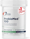 Designs for Health ProbioMed 100 - Probiotics for Digestive Health - 10 Strains with Lactobacillus Acidophilus Probiotic + Lactobacillus Rhamnosus - Gut Health + Immune Support Supplement (30 Caps)