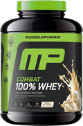 MusclePharm Combat 100% Whey Protein Powder Vanilla Flavor Fast Recovery &amp Muscle Gain with Whey Protein Isolate High Protein Powder for Women &amp Men Gluten Free 5 lb 70 Servings