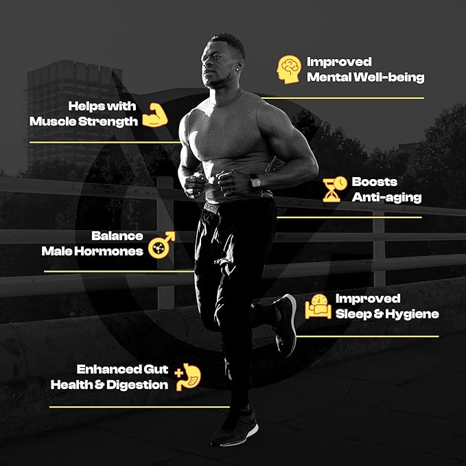 Multivitamins for Men - All in One Pack for Energy and Focus Mens Vitamins for Mental Performance and Health Packed with Tongkat Ali Shilijit Vitamin C B3 B1 A B12 30 Pk