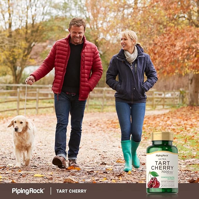 Piping Rock Tart Cherry Extract Capsules | 200 Pills | Ultra Strength | Non-GMO Gluten Free Supplement