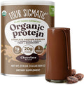 Four Sigmatic Organic Plant-Based Protein Powder | Clean Vegan Protein Elevated with Lion’s Mane Chaga Cordyceps and More for Brain Function and Immune Support | Creamy Cacao 21.16 oz