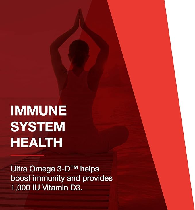 PROTOCOL FOR LIFE BALANCE Ultra Omega 3-D - 600mg EPA 300mg DHA &amp 1000 IU Vitamin D3 - Fish Oil for Brain Support - EPA DHA Omega Supplement - Non-GMO &amp Halal - 90 Softgels