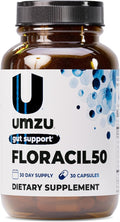 UMZU Floracil50 Probiotic Supplement 30 Day Supply – 50 Billion CFU with Lactobacillus Acidophilus Rhamnosus and Plantarum – Supports Gut Health Digestion Immunity and Microbiome Balance