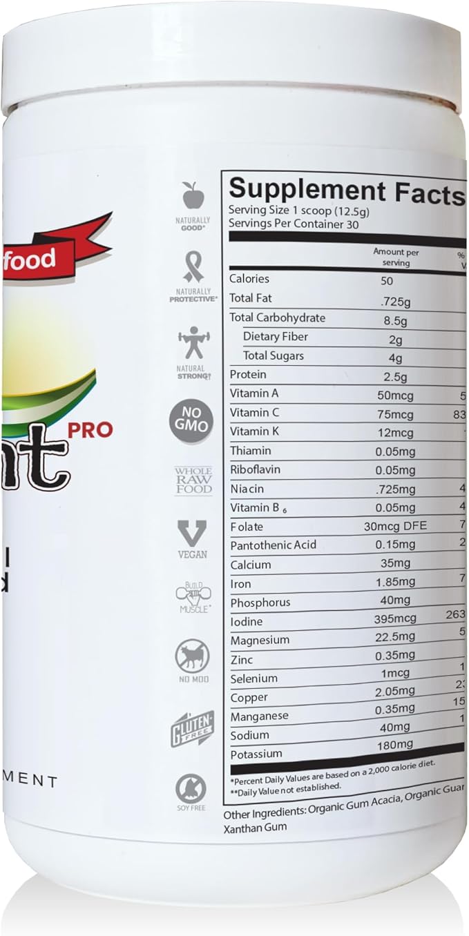 SlimPlant Pro - All Natural Superfood Protein Powder w/ 35 Vitamins Minerals and Whole Food-Sourced Ingredients (13.2 Ounces)