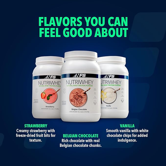 NF Sports Post Workout Nutri Whey Protein Powder Dietary Supplement Amino Energy Supports Immunity BCAA Powder Helps Fight Stress (Alpine Strawberry Powder 828g 23 Servings)