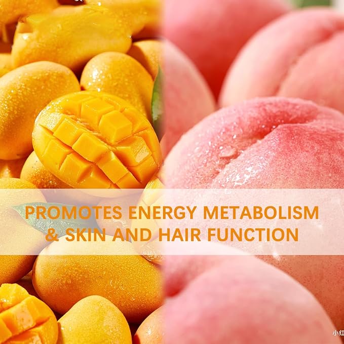 Complete Liquid Multivitamin + Hair Growth Promotes Energy Metabolism&amp Skin and Hair Function| Vitamin C D | B Vitamins | Help to Thicker Hair Wrinkles Fine Lines Skin Care