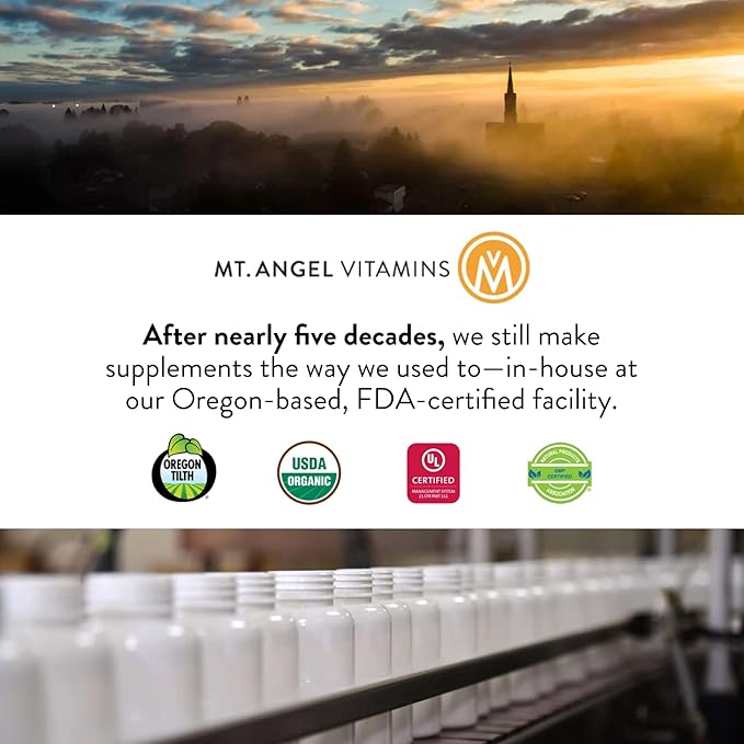 Mt. Angel Vitamins Everyday Liquid Sunshine - Liquid Vitamin D Drops - Easy-to-Use Vitamin D3 Drops with Natural Lemon Flavor (Non-GMO Vegan Soy-Free Gluten-Free) Made in The USA -1400 serv/Bottle