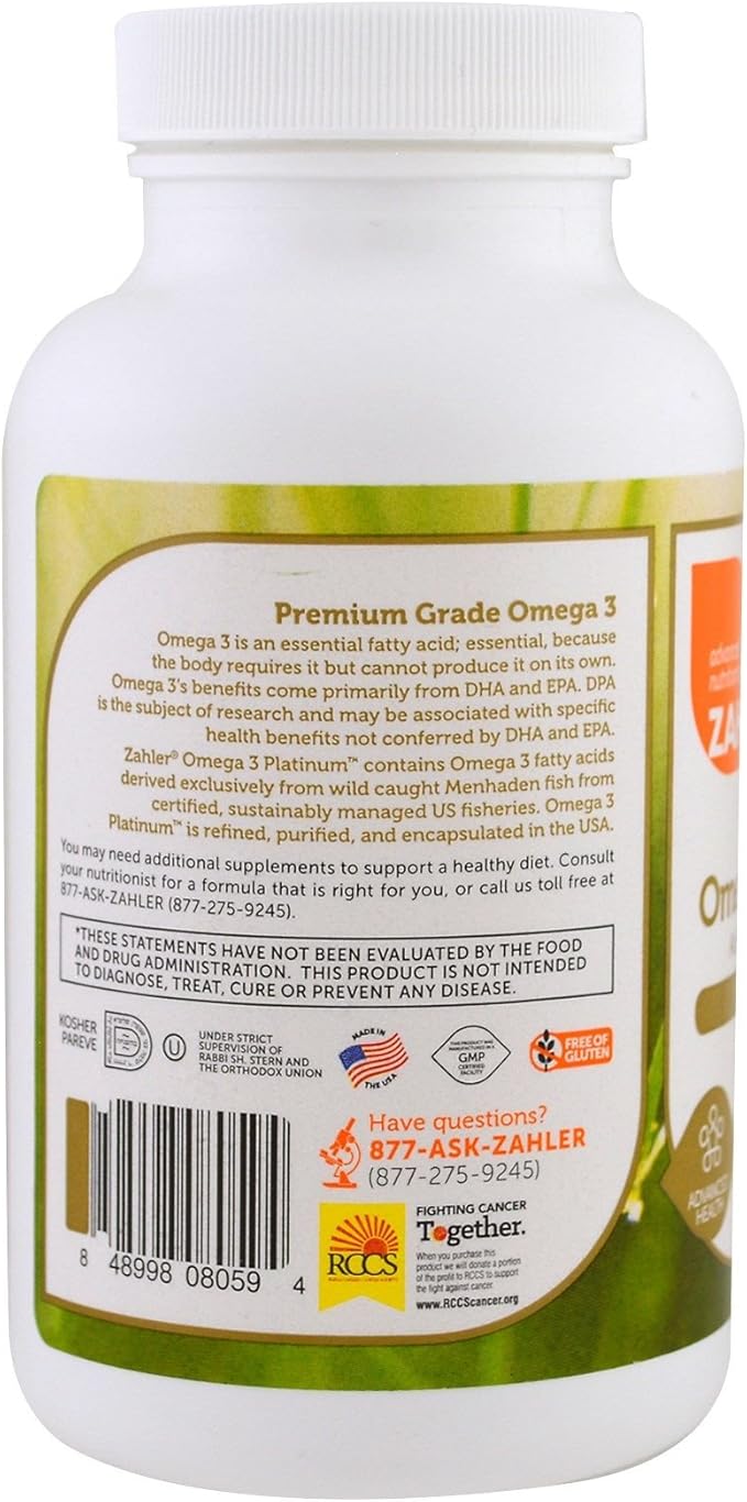 Zahler Omega 3 Platinum