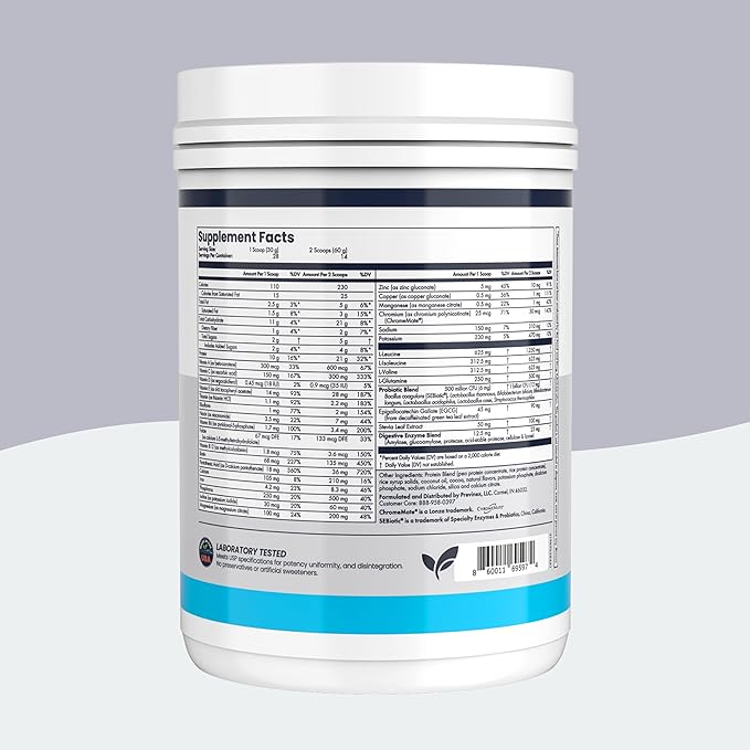 Nourify Plus Plant-Based Protein Shake - All Natural Vegan Protein Powder High Protein &amp Low Sugar Gluten Free Soy Free &amp Dairy Free Chocolate Protein Powder (29.3 oz)