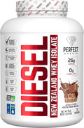 PERFECT Sports Diesel 100% New Zealand Whey Isolate Grass-Fed &amp Pasture Raised 5LB Milk Chocolate