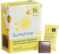 Fx Chocolate Sunshine - Vitamin D Sugar Free Chocolate for Mood Immune &amp Bone Support - 2000 IU D3 with Vitamin K Keto (Box of 15)
