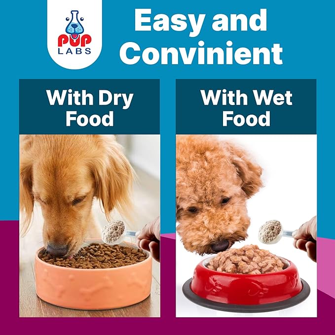 K9 Belly Bliss All-Natural Gut Health for Dogs Vet Approved Prebiotic for Dogs for Daily Digestive Support &amp Dog Constipation Relief Topper for Dry &amp Wet Food 6 Pack with 30 Scoops Each.